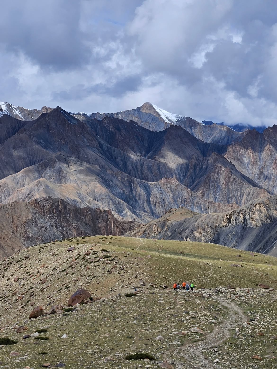 Mountain landscape along the Markha Valley Trek in Ladakh